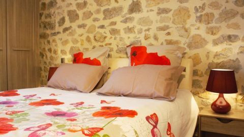 Une des chambres du domaine de Miegessolle