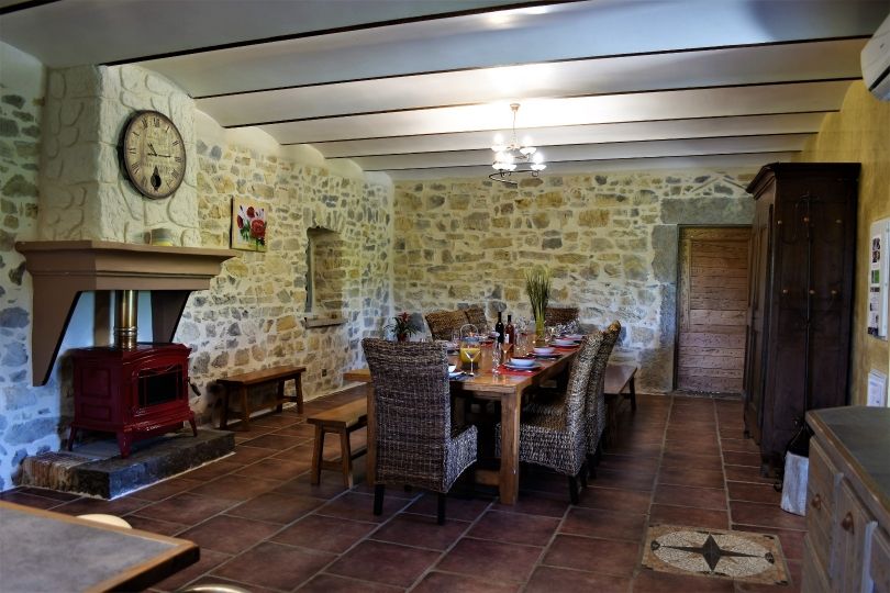 Le séjour du Domaine de Miegessolle, gite de charme pour 15 personnes en Ardèche